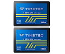 【中古】【輸入品・未使用】Timetec 512GBx2 (2パック) SSD 3D NAND TLC SATA III 6Gb/s 2.5インチ 7mm (0...