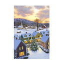 【中古】【輸入品・未使用】Trademark Fine Art ' Old New England Christmas ' キャンバスアート Ruth Sanderson作