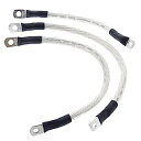【中古】【輸入品・未使用】All Balls 79-3009 Clear Battery Cable (2ea. 33cm , 1ea. 20cm )