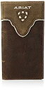 yÁzyAiEgpzAriat A3531244 Distressed Shield Inlay Rodeo Western Wallet, Medium Brown - One Size