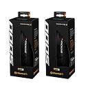 【中古】【輸入品・未使用】Continental(コンチネンタル) レーシングバイクタイヤ GP 5000 700x25C ブラック 2本セット 折りたたみ 0...
