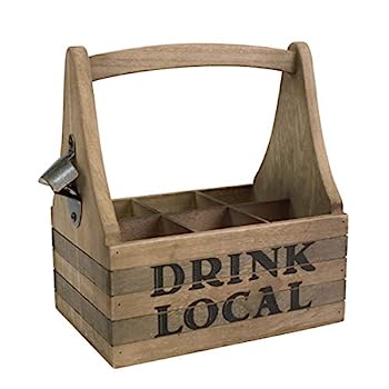 【中古】【輸入品・未使用】Stonebriar 木製ドリンクローカルビールキャディ ハンドルとメタル栓抜き L ブラウン 【中古】【輸入品・未使用】Stonebriar 木製ドリンクローカルビールキャディ ハンドルとメタル栓抜き L ブラウン