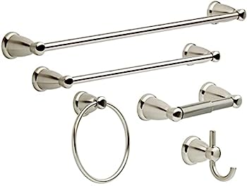 【中古】【輸入品・未使用】Y&Y Decor タオルバー5点セット バスアクセサリー バスルーム用金具 24インチ 18インチ タオルバー サテンニッケル 【中古】【輸入品・未使用】Y&Y Decor タオルバー5点セット バスアクセサリー バスルーム用金具 24インチ 18インチ タオルバー サテンニッケル