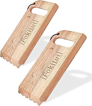 【中古】【輸入品・未使用】木製グリルスクレーパー 木製グリルスクレーパー 木製グリルクリーナースク..