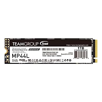 【中古】【輸入品・未使用】TEAMGROUP MP44L 1TB SLCキャッシュ NVMe 1.4 PCIe Gen 4x4 M.2 2280 ノートパソコン&デスクトップ SSD (R/W 最大速度5,000/4,500MB/s) TM8FPK00