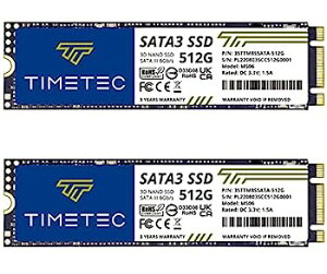šۡ͢ʡ̤ѡTimetec 512GBx2 (2ѥå) SSD 3D NAND TLC SATA III 6Gb/s M.2 2280 NGFF 256TBW ɤ߼® 550MB/ SLCåѥեޥ 