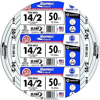 【中古】【輸入品・未使用】Southwire 28827422 NMBワイヤー 14/2WG 50フィート
