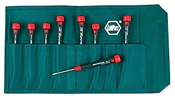 【中古】【輸入品・未使用】Wiha 26193 Slotted and Phillips Screwdriver Set with Soft PicoFinish Handle, 8-Piece by Wiha