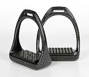 【中古】【輸入品・未使用】Compositi 馬 スターラップ リフレックス 3D 回転アクション ワイドトラック