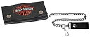 【中古】【輸入品 未使用】Harley-Davidson Men 039 s Embroidered B S Trucker Tall Biker Wallet, XML4317-ORGBLK