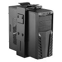【中古】【輸入品・未使用】HumanCentric 調節可能 コンピューターマウント机の下または壁に取り付け一般的なパソコンまたはPCケースにフィットするホルダ...
