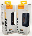 【中古】【輸入品・未使用】Continental Ultra Sport III 700x28 ブラック/ブラック 折りたたみ式 PureGrip - ペア (...