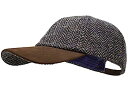 【中古】【輸入品・未使用】The Sligo - 野球帽 - ウール100% - アイリッシュツイード - ヌバックピーク。, Pebble Hb, One Size