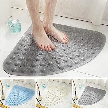 【中古】【輸入品・未使用】ZHY バスマット ノンスリップ浴槽シャワーマット 大人用 子供用 バスタブマット 安全PVCサッカー ファン型ラグ 三角形 バスルームアクセサリー 【中古】【輸入品・未使用】ZHY バスマット ノンスリップ浴槽シャワーマット 大人用 子供用 バスタブマット 安全PVCサッカー ファン型ラグ 三角形 バスルームアクセサリー