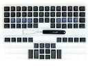 【中古】【輸入品・未使用】Advantage360 ブランクキーキャップセット - PBTプラスチック | 76キーセット | ロゴキーキャッププーラー