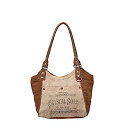 【中古】【輸入品・未使用】Myra Bags Crystal Soap Upcycled Canvas Shoulder Bag S-0893