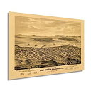 【中古】【輸入品・未使用】HISTORIX ヴィンテージ 1876 サンディエゴ地図ポスター - 24 x 36インチ ビンテージマップ カリフォルニア州サンデ...