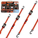 【中古】【輸入品・未使用】SmartStrapsラチェットストラップ???14?ftまたはプレミアムRatchetX 4pk 3,000lb