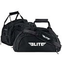 yÁzyAiEgpz(Large, Black) - Elite Sports NEW ITEM Warrior Series Boxing MMA BJJ Gear Gym Duffel Backpack Bag