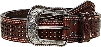 【中古】【輸入品・未使用】Ariat バスケット織り ツートーンベルト US サイズ: 34 カラー: ブラウン 【中古】【輸入品・未使用】Ariat バスケット織り ツートーンベルト US サイズ: 34 カラー: ブラウン
