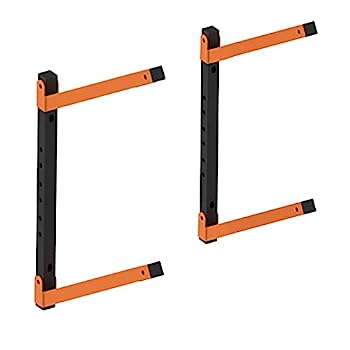 【中古】【輸入品・未使用】Foozet メタルサーフボードストレージラック サーフ調節可能 2台 壁取り付け