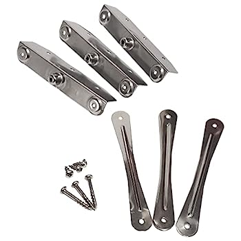 【中古】【輸入品・未使用】ルーバーハードウェアセット ブラインドとシャッター用 11枚のボード用コンプリートキット ステンレススチール DHLH-01