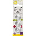 【中古】【輸入品・未使用】Decorating Tip Set-#104 Petal, 352 Leaf & #224 Flower (並行輸入品)