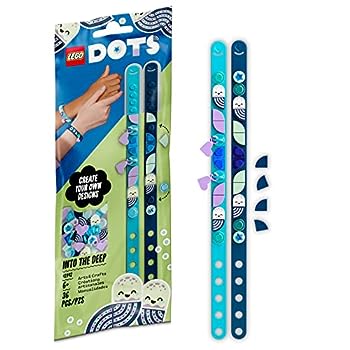 【中古】【輸入品 未使用】LEGO DOTS Into The Deep Bracelets with Charms 41942 DIY Craft Bracelet Kit A Friendship Gift for Kids Aged 6 (36 Pieces)