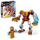 【中古】【輸入品・未使用】LEGO Marvel Iron Man Mech Armor 76203 Building Kit; Collectible Mech and Minifigure for Iron Man Fans Aged 7+ (130 Pieces)
