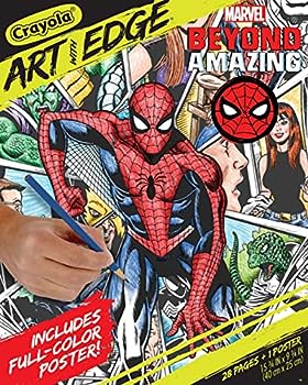 【中古】【輸入品 未使用】Crayola Spiderman Beyond Amazing, Art with Edge, Adult Coloring, Gift for Teens Adults