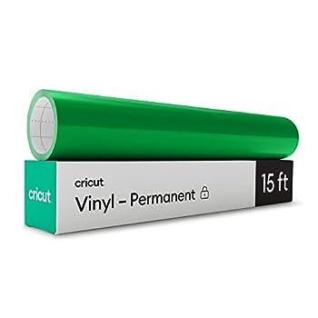 šۡ͢ʡ̤ѡCricut Premium Permanent Vinyl Roll(12 in x 15 ft), Weather-Resistant, Dishwasher-Safe &Fade-Proof, Compatible w/ Cricut Cutting Machi