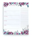 【中古】【輸入品・未使用】Vera Bradley Meal Planner Magnetic, Undated Meal Planner and Grocery List, 10