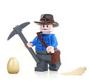 【中古】【輸入品 未使用】LEGO ジュラシックワールド ドミニオン - Dr. Alan Grant ミニフィギュア (ポーチ つる斧 恐竜の卵 Tレックスの歯付き) 76949