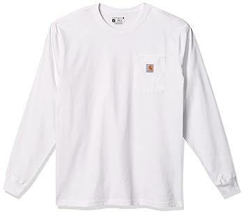 楽天スカイマーケットプラス【中古】【輸入品・未使用】Carhartt （カーハート） メンズ ワークウェア ジャージ ポケット付き 長袖シャツ K126 （レギュラーサイズ ビッグ/トールサイズ） US サイズ: 3X-La