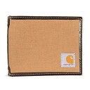 【中古】【輸入品・未使用】Carhartt メンズキャンバス地財布 取り外し可能なパスケース付き US サイズ: One Size カラー: ブラウン