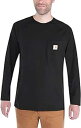 【中古】【輸入品・未使用】Carhartt メンズ フォースコットン デルモント長袖Tシャツ US サイズ: 4X-Large カラー: ブラック