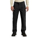 【中古】【輸入品・未使用】Carhartt メンズ ビッグ&トール 耐炎 ウォッシュドダックワークダンガリー US サイズ: 52W x 32L カラー: ブラ...