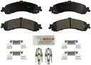 【中古】【輸入品・未使用】Bosch BE834H ブルーディスクブレーキパッドセット ハードウェア付き フルサイズキャデラック、シボレー、GMCトラック、SU...