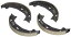 【中古】【輸入品・未使用】Bosch BS828 Blue Drum Parking Brake Shoe Set