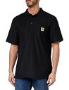 【中古】【輸入品・未使用】Carhartt メンズ コントラクターズ ワークポケットポロシャツ US サイズ: X-Small カラー: ブラック