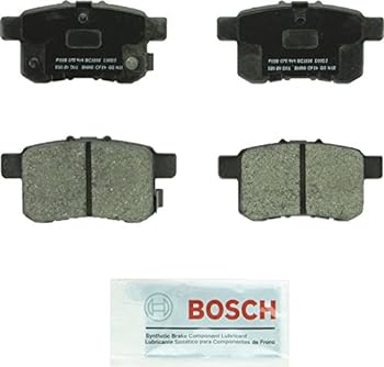 Bosch BC1336 QuietCast プレミアムセラミックディスクブレーキパッドセット 2009-2012 アキュラ TSX 2008-2010 ホンダ アコード リア用