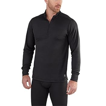 Carhartt Men 's Base Force Extremes Cold Weather Quarter Zip Sweatshirt US サイズ: S カラー: ブラック