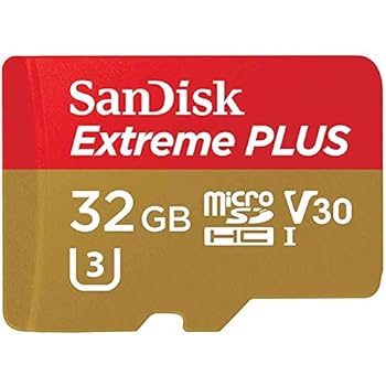 【中古】【輸入品 未使用】SanDisk Extreme PLUS 32GB microSDHC UHS-I/V30/U3/Class 10 Card with Adapter (SDSQXWG-032G-ANCMA) by SanDisk