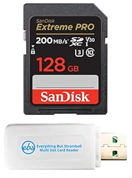 【中古】【輸入品・未使用】SanDisk 128GB Extreme Pro Memory Card works with Canon EOS Rebel T5, T6, T6i, T7i, EOS 5D Mark IV, 6D Mark II, 5D Mark III, DSLR Camera