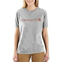 【中古】【輸入品・未使用】Carhartt レディース Wk195 ワークウェア ロゴ ショートTシャツ US サイズ: XX-Large カラー: グレー