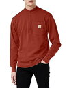 【中古】【輸入品・未使用】Carhartt メンズ ビッグ&トール ティルデン 長袖 ハーフジップ (レギュラーおよびビッグ&トールサイズ), ヘナ, Medi...