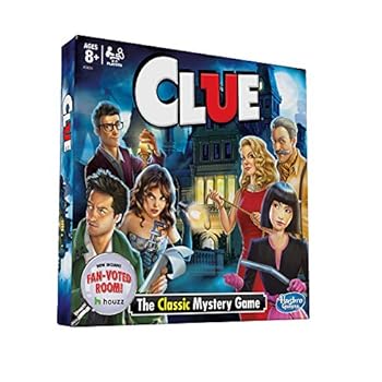 【中古】【輸入品・未使用】Clue Board c; ファンが投票した部屋が特徴; Houzzのウェブサイトで紹介された通り; 8歳以上の子供のためのクラシックミステリーゲーム