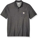 【中古】【輸入品・未使用】Carhartt メンズ コントラクターズ ワークポケット ポロシャツ オリジナルフィット US サイズ: Large Tall カラー: グレー
