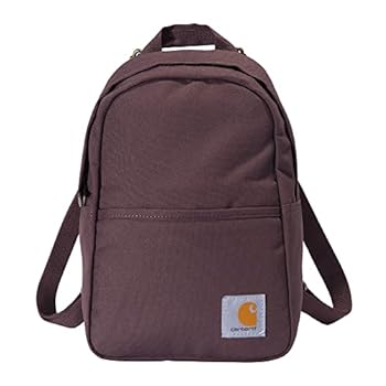 【中古】【輸入品・未使用】Carhartt カーハート Mini Backpack Everyday Essentials Daypack for Men and Women Wine リュックサック バックパック 小さめ レディース メ