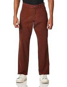 【中古】【輸入品・未使用】Carhartt Men's Rugged Flex Rigby Five Pocket Pant, Mineral Red, 34 x 28